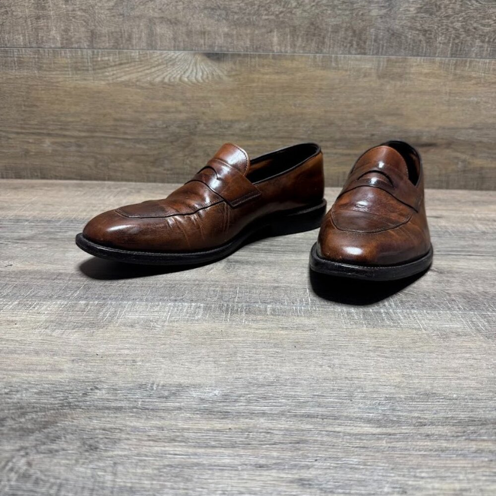 Allen Edmonds Melrose Brown Leather Loafers Men's Size 8.5